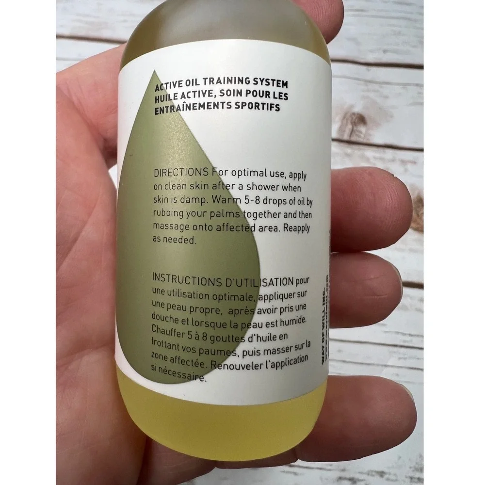 Way of Will 03 Massage Oil Yellow Soothe and Cool Peppermint 2oz